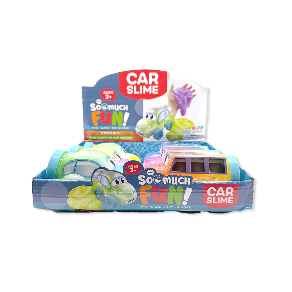 Car Slime - 6 Pieces Per Retail Ready Display 25556 WHOLESALE