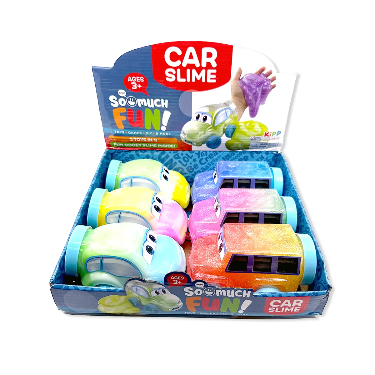 Car Slime - 6 Pieces Per Retail Ready Display 25556 WHOLESALE