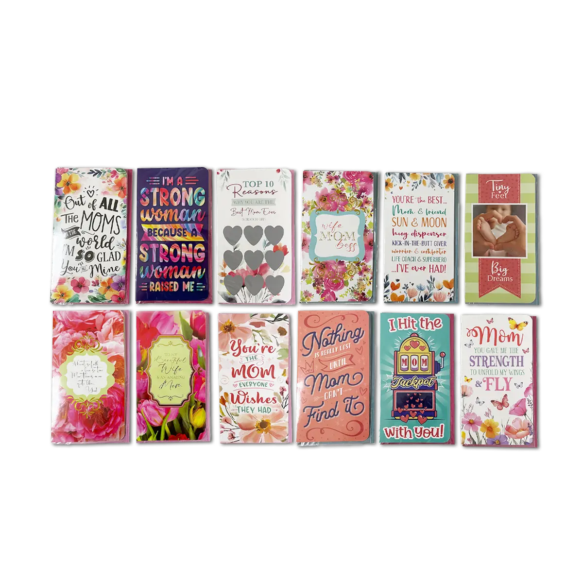 Mother's Day Celebrate Mom Assortment Floor Display - 65 Pieces Per Retail Ready Floor Display 88581 WHOLESALE