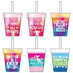 Silicone 8oz Kids Toddler Kiddo Super Cups - 6 Pieces Per Retail Ready Display 25604 - NOVELTY INC WHOLESALE