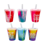 Silicone 8oz Kids Toddler Kiddo Super Cups - 6 Pieces Per Retail Ready Display 25604 - NOVELTY INC WHOLESALE