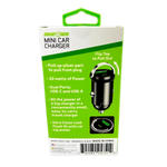Mini Car Charger DC Dual Port USB / USB-C 20 Watts - 6 Pieces Per Retail Ready Display 25751 GADGET GEAR