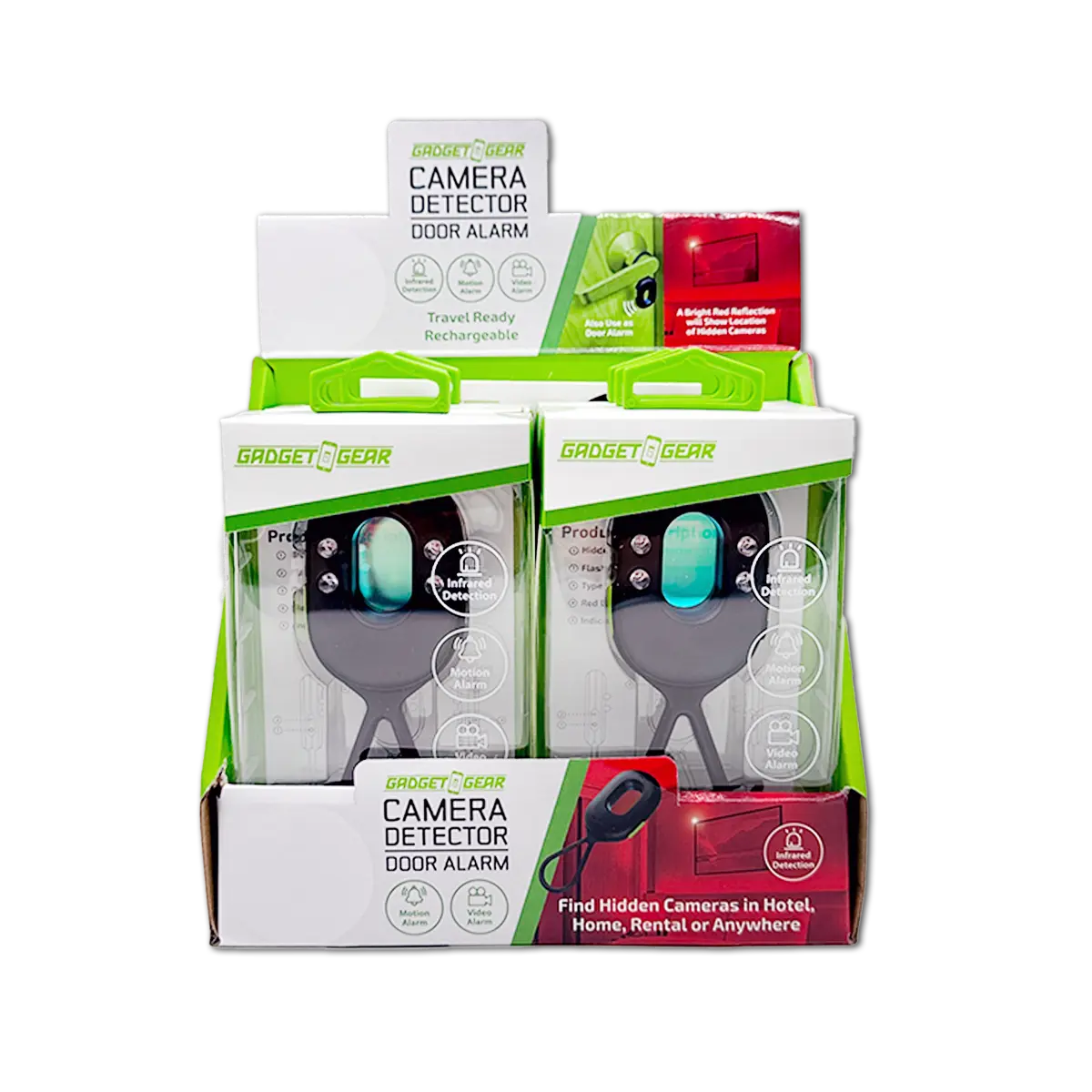 Camera Detector Door Alarm - 6 Pieces Per Retail Ready Display 25753 - NOVELTY INC WHOLESALE