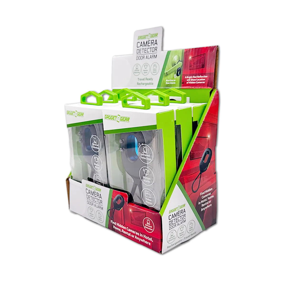 Camera Detector Door Alarm - 6 Pieces Per Retail Ready Display 25753 - NOVELTY INC WHOLESALE