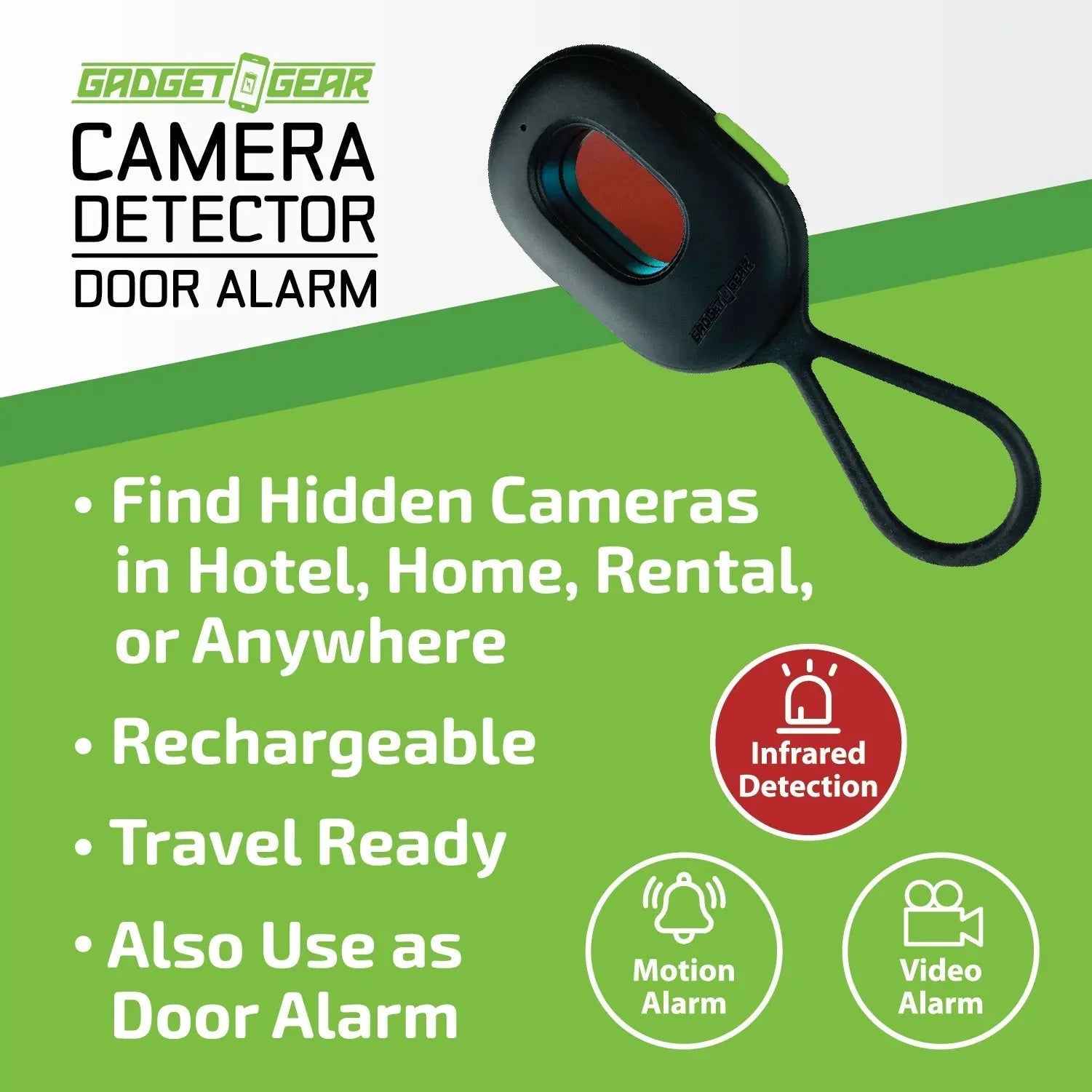 Camera Detector Door Alarm - 6 Pieces Per Retail Ready Display 25753 - NOVELTY INC WHOLESALE