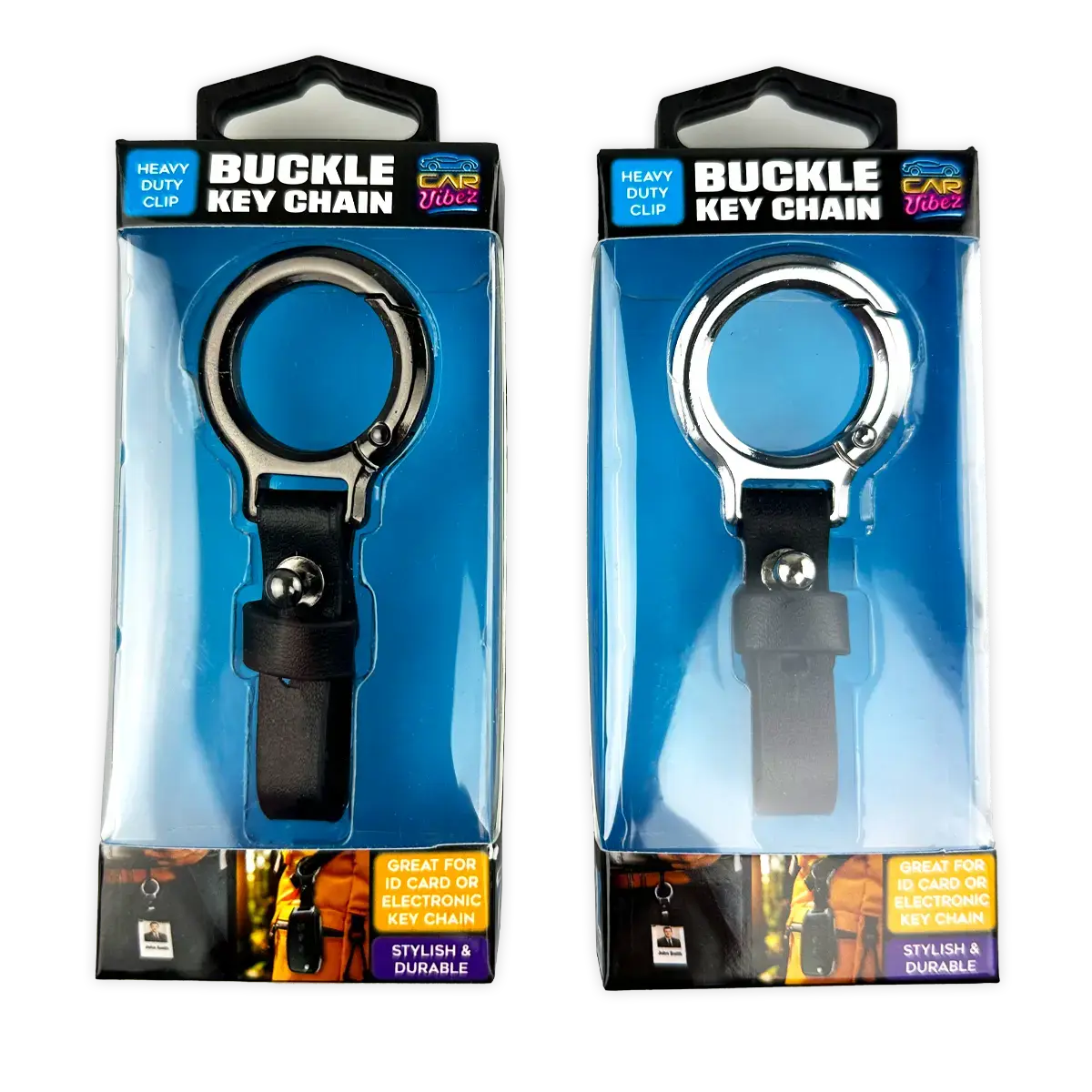 Buckle Key Chain - 6 Pieces Per Retail Ready Display 25767 CAR VIBEZ
