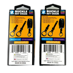 Buckle Key Chain - 6 Pieces Per Retail Ready Display 25767 CAR VIBEZ