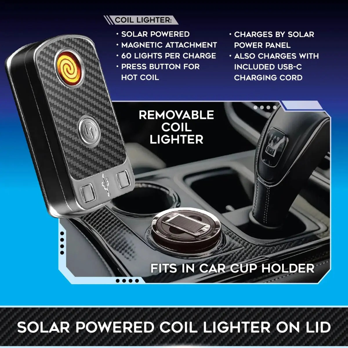 Ceramic USB Butt Bucket - 6 Per Retail Ready Display 25775 CAR VIBEZ