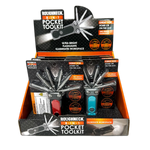 8-In-1 Pocket Toolkit Multi-Tool with Lights - 6 Pieces Per Retail Ready Display 25789 - NOVELTY INC WHOLESALE