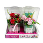 Scented Flower Bouquet Floral Box Assortment - 4 Pieces Per Retail Ready Display 25800 WHOLESALE