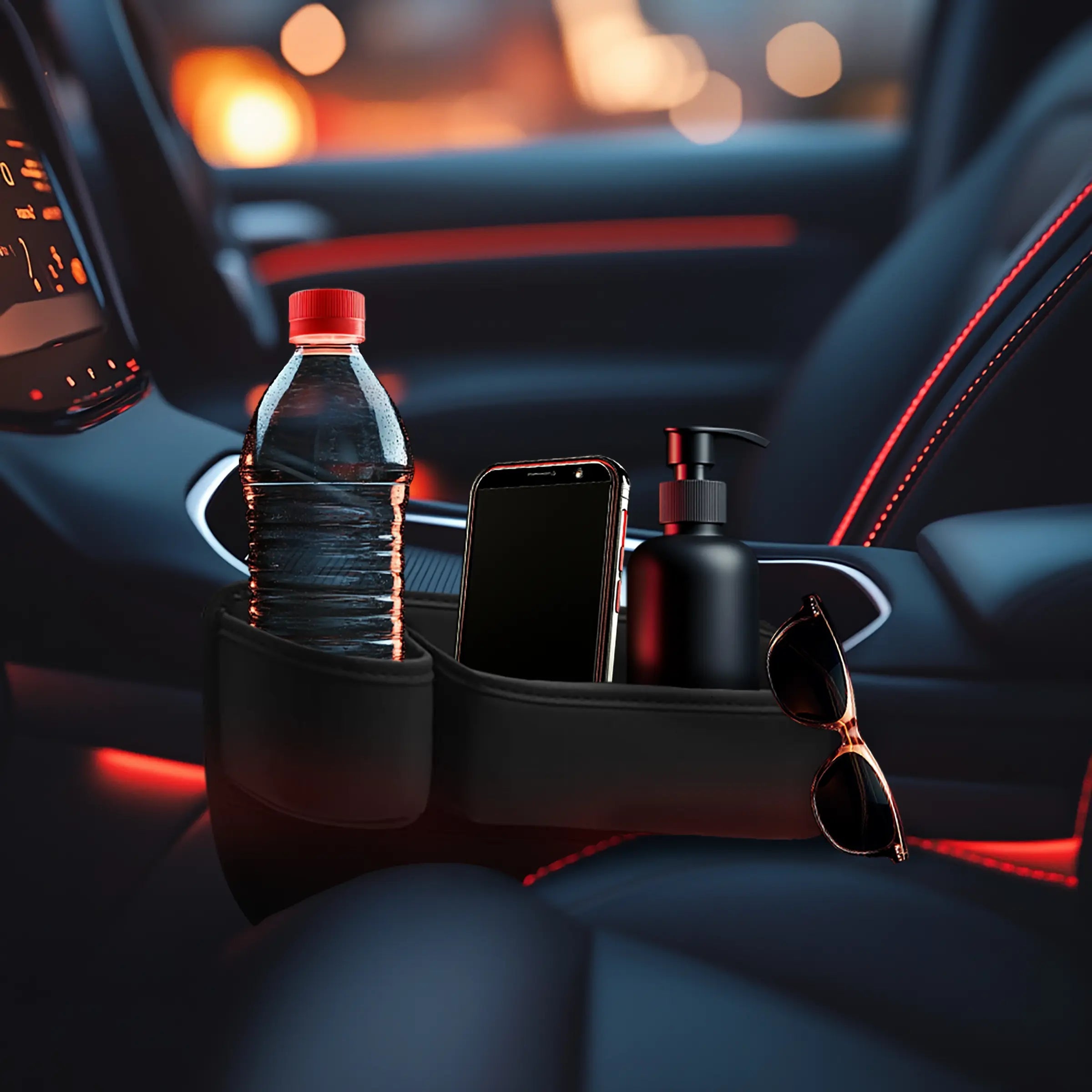 Seat Gap Filler Car Organizer - 6 Pieces Per Retail Ready Display 25804 WHOLESALE