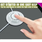 RGB Glow in the Dark Light-Up Flying Disc - 6 Pieces Per Display 25813 KIPP BROTHERS