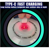 RGB Glow in the Dark Light-Up Flying Disc - 6 Pieces Per Display 25813 KIPP BROTHERS