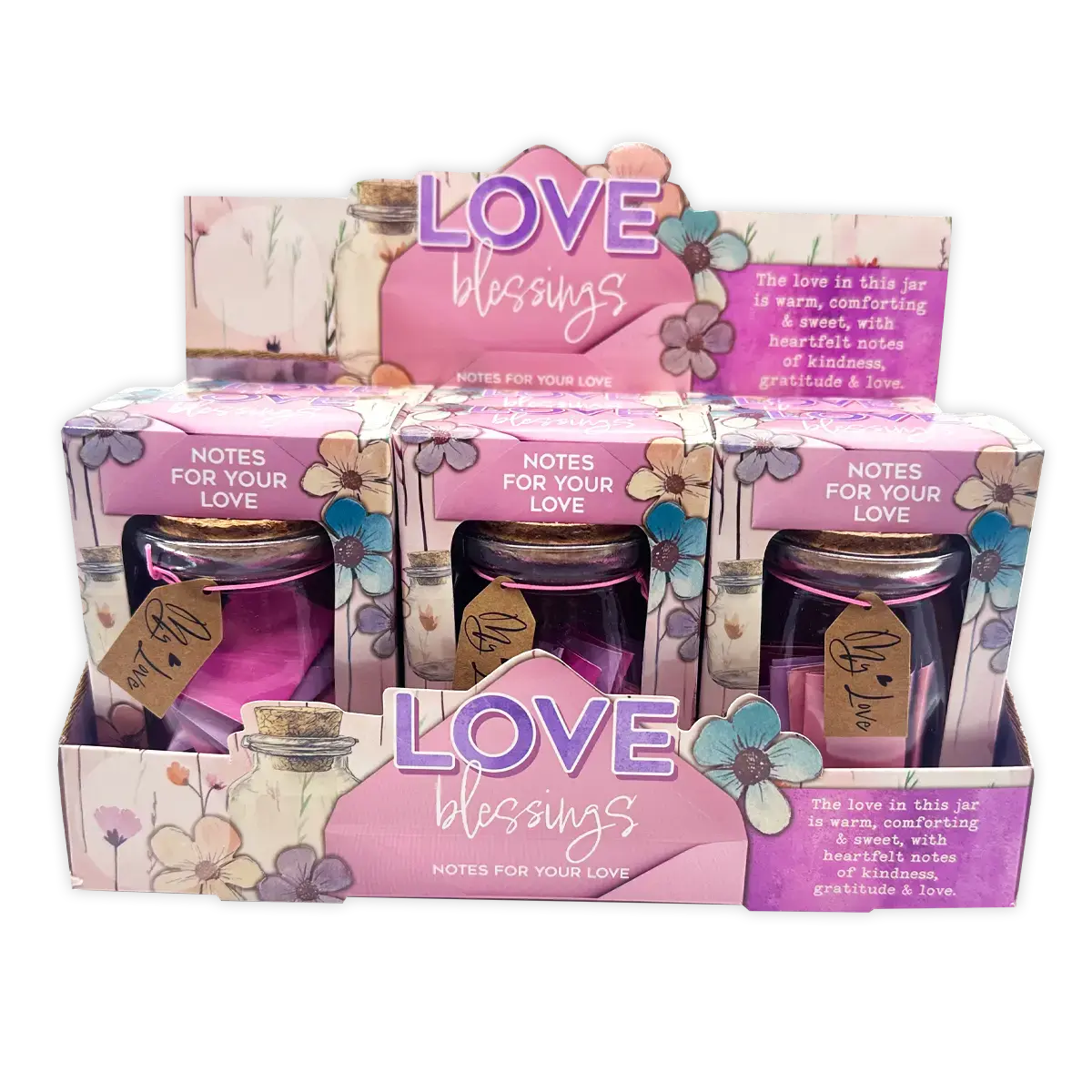 Love Blessing notes - 6 Pieces Per Retail Ready Display 25819 KIPP BROTHERS