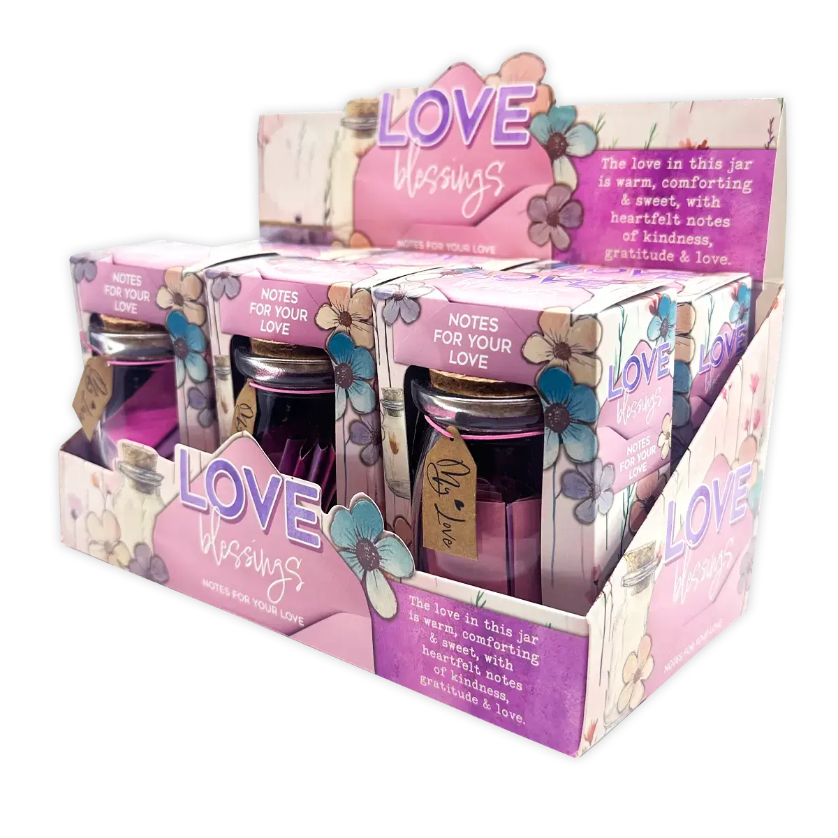 Love Blessing notes - 6 Pieces Per Retail Ready Display 25819 KIPP BROTHERS