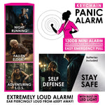 Panic Alarm Keychain - 6 Pieces Per Retail Ready Display 25831 - NOVELTY INC WHOLESALE