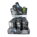 Big Bubba Dual Torch Foil Sticker Lighter - 15 Pieces Per Retail Ready Display 25837 WHOLESALE