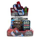 Patriotic Gearhead Dual Torch Lighter - 12 Pieces Per Retail Ready Display 25838 - NOVELTY INC WHOLESALE