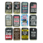 Patriotic Gearhead Dual Torch Lighter - 12 Pieces Per Retail Ready Display 25838 - NOVELTY INC WHOLESALE