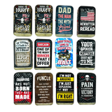 Patriotic Gearhead Dual Torch Lighter - 12 Pieces Per Retail Ready Display 25838 - NOVELTY INC WHOLESALE