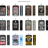 Patriotic Gearhead Dual Torch Lighter - 12 Pieces Per Retail Ready Display 25838 - NOVELTY INC WHOLESALE