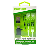 Multi-Port Keychain Adapter - Store Surplus No Display - 6 Pieces Per Pack 25850L STORE SURPLUS