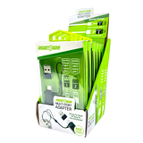 Multi-Port Keychain Adapter - 6 Pieces Per Retail Ready Display 25850 - NOVELTY INC WHOLESALE