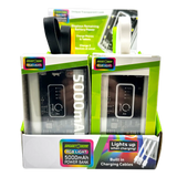 Rechargeable Power Bank with Rgb Lights - 6 Pieces Per Retail Ready Display 25908 WHOLESALE