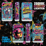 Zodiac Dual Torch Lighter- 12 Pieces Per Retail Ready Display 25915 SMOKEZILLA