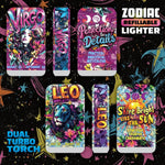Zodiac Dual Torch Lighter- 12 Pieces Per Retail Ready Display 25915 SMOKEZILLA