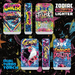 Zodiac Dual Torch Lighter- 12 Pieces Per Retail Ready Display 25915 SMOKEZILLA