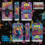 Zodiac Dual Torch Lighter- 12 Pieces Per Retail Ready Display 25915 SMOKEZILLA