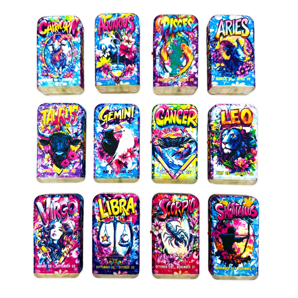 Zodiac Dual Torch Lighter - Store Surplus No Display - 12 Pieces Per Pack 25915L STORE SURPLUS