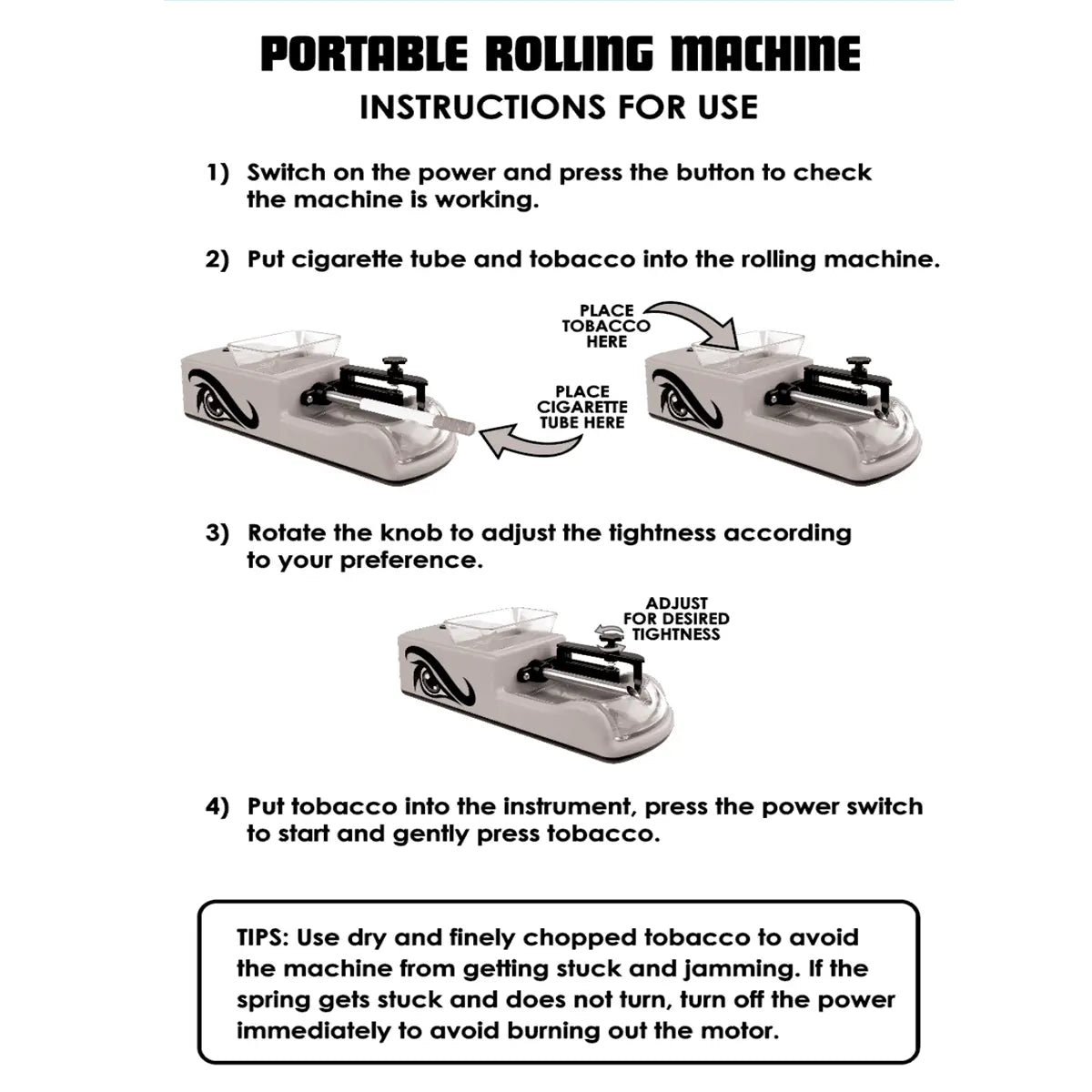 Automatic Tobacco Rolling Machine - 4 Pieces Per Retail Ready Display 25916 - NOVELTY INC WHOLESALE