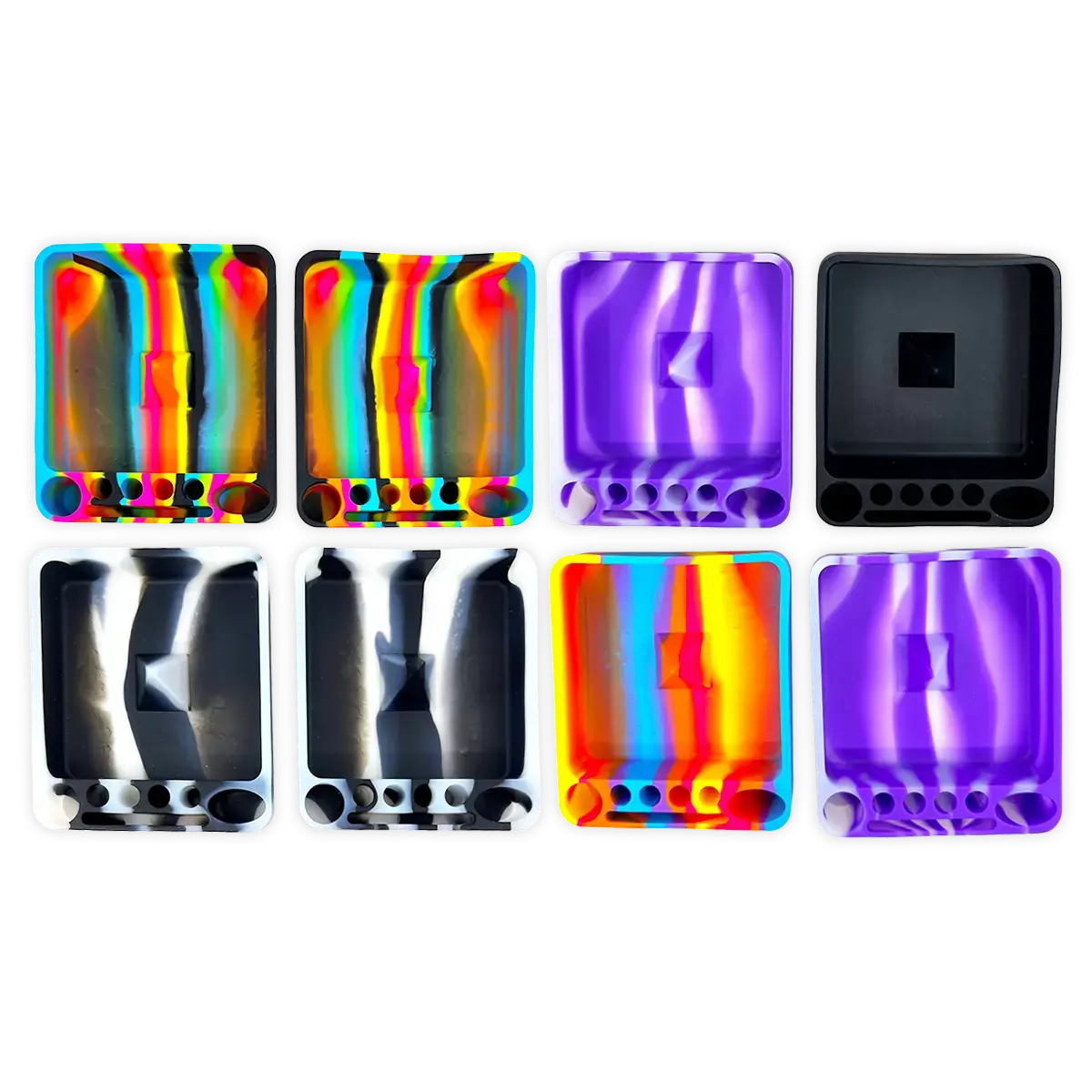 Silicone Ashtray with Assorted Colors - 8 Per Retail Ready Display 25918 SMOKEZILLA