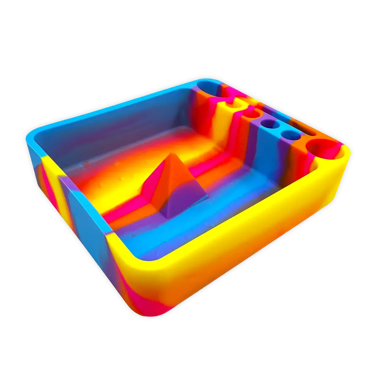 Silicone Ashtray with Assorted Colors - 8 Per Retail Ready Display 25918 SMOKEZILLA