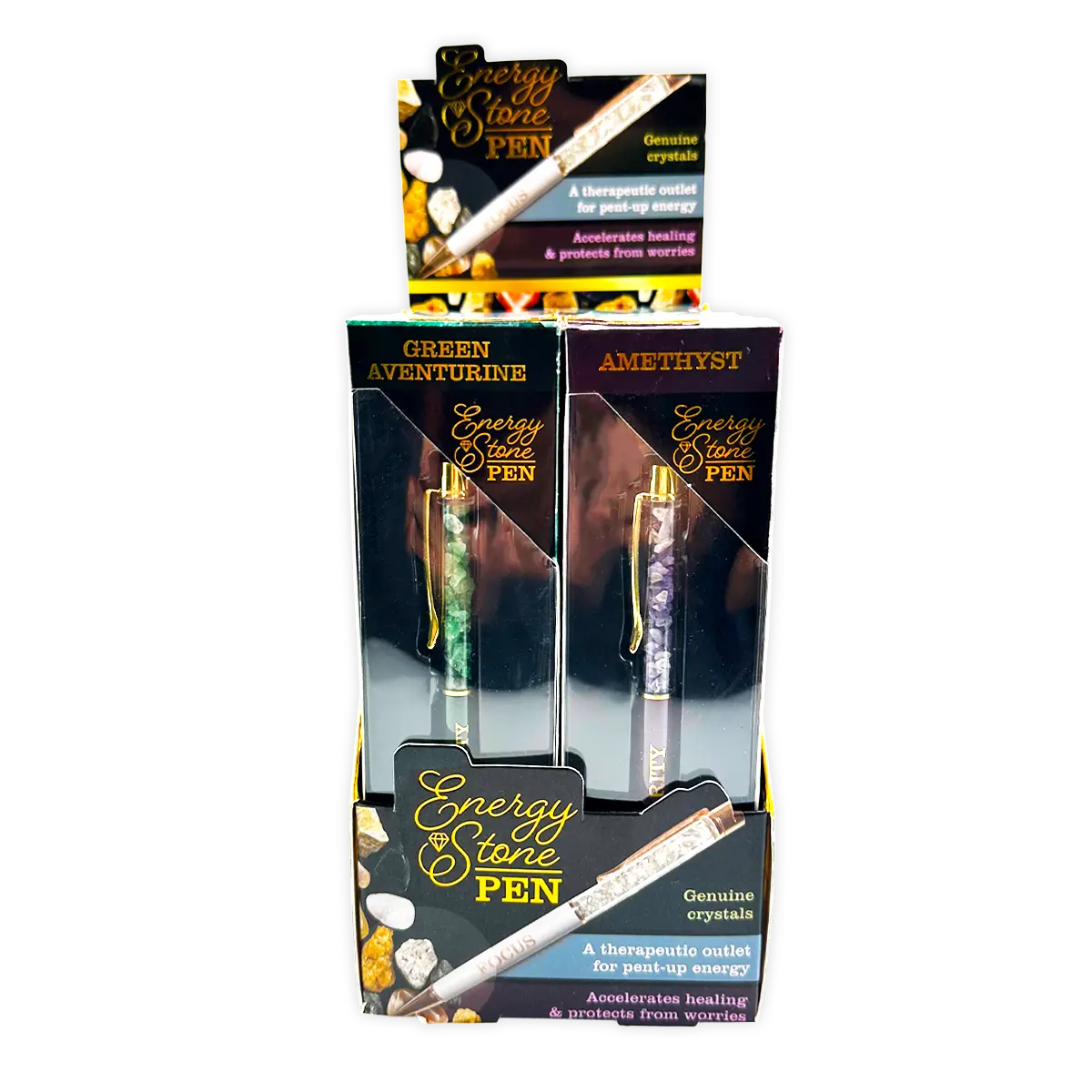 Energy Stone Pen - 12 Pieces Per Display 25920 NOVELTY INC