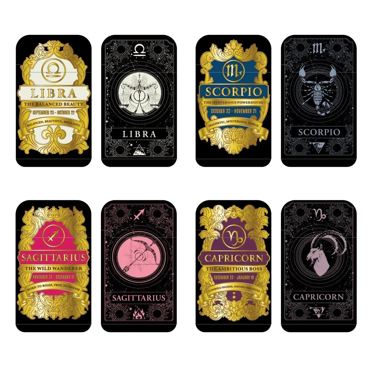 Zodiac Foil Dual Turbo Torch Lighter- 12 Pieces Per Retail Ready Display 25921 WHOLESALE