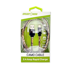Charging Cable Camo USB-to-USB-C 3FT - 6 Pieces Per Retail Ready Display 25972 GADGET GEAR