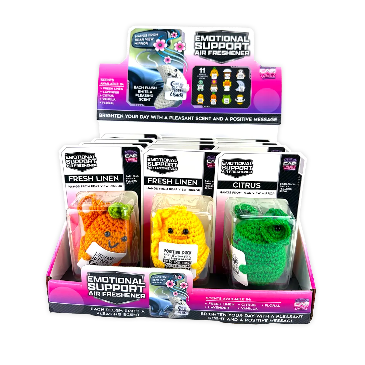 Emotional Support Air Freshener - 12 Pieces Per Retail Ready Display 25975 WHOLESALE