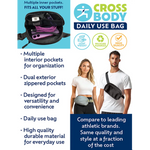 Crossbody Everyday Sling Bag - 4 Pieces Per Retail Ready Display 25976 NOVELTY INC