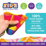 Silicone Cup Drinkware Assortment Floor Display - 26 Pieces Per Retail Ready Display 88608 - NOVELTY INC WHOLESALE