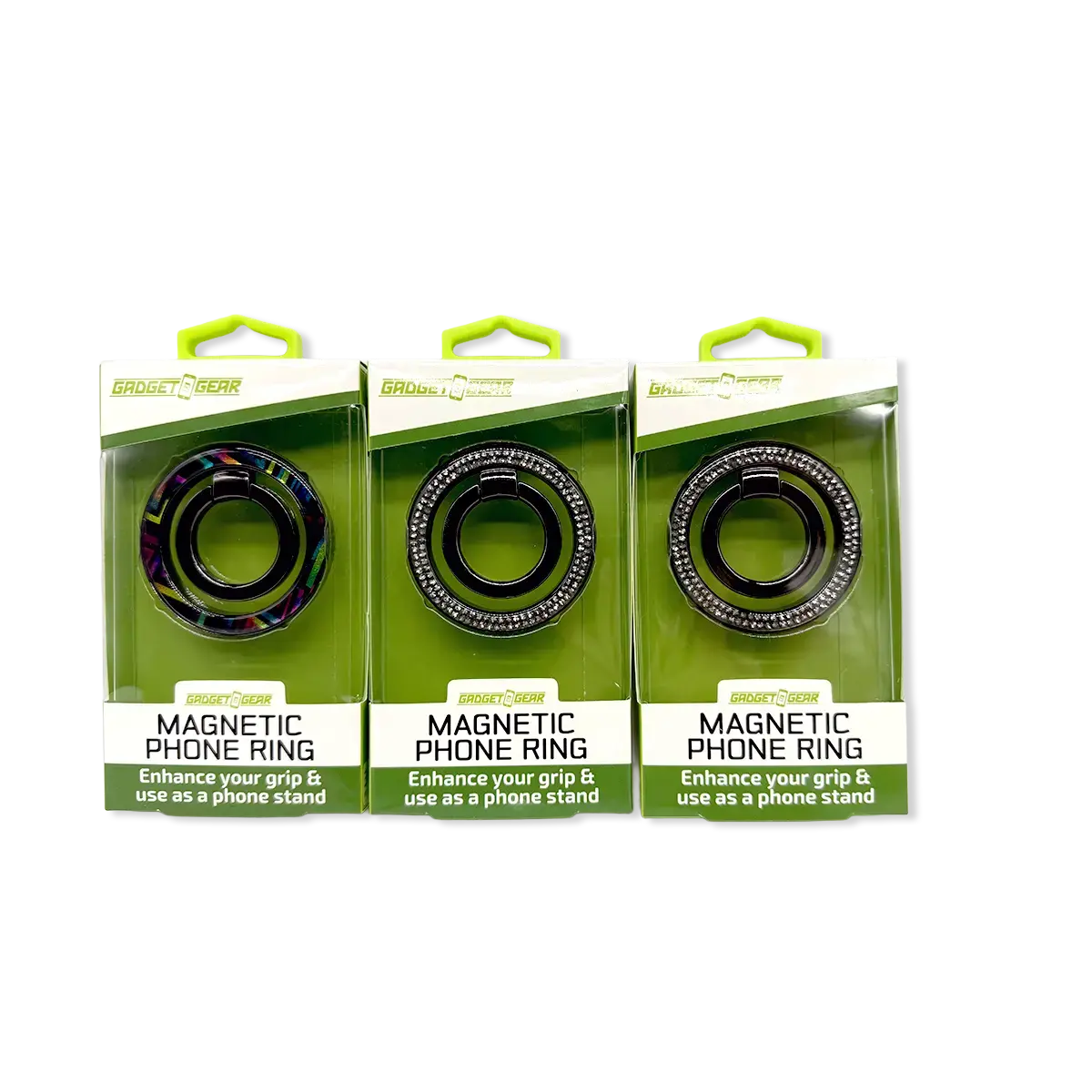 Magnetic Phone Ring - 6 Pieces Per Retail Ready Display 26037 WHOLESALE