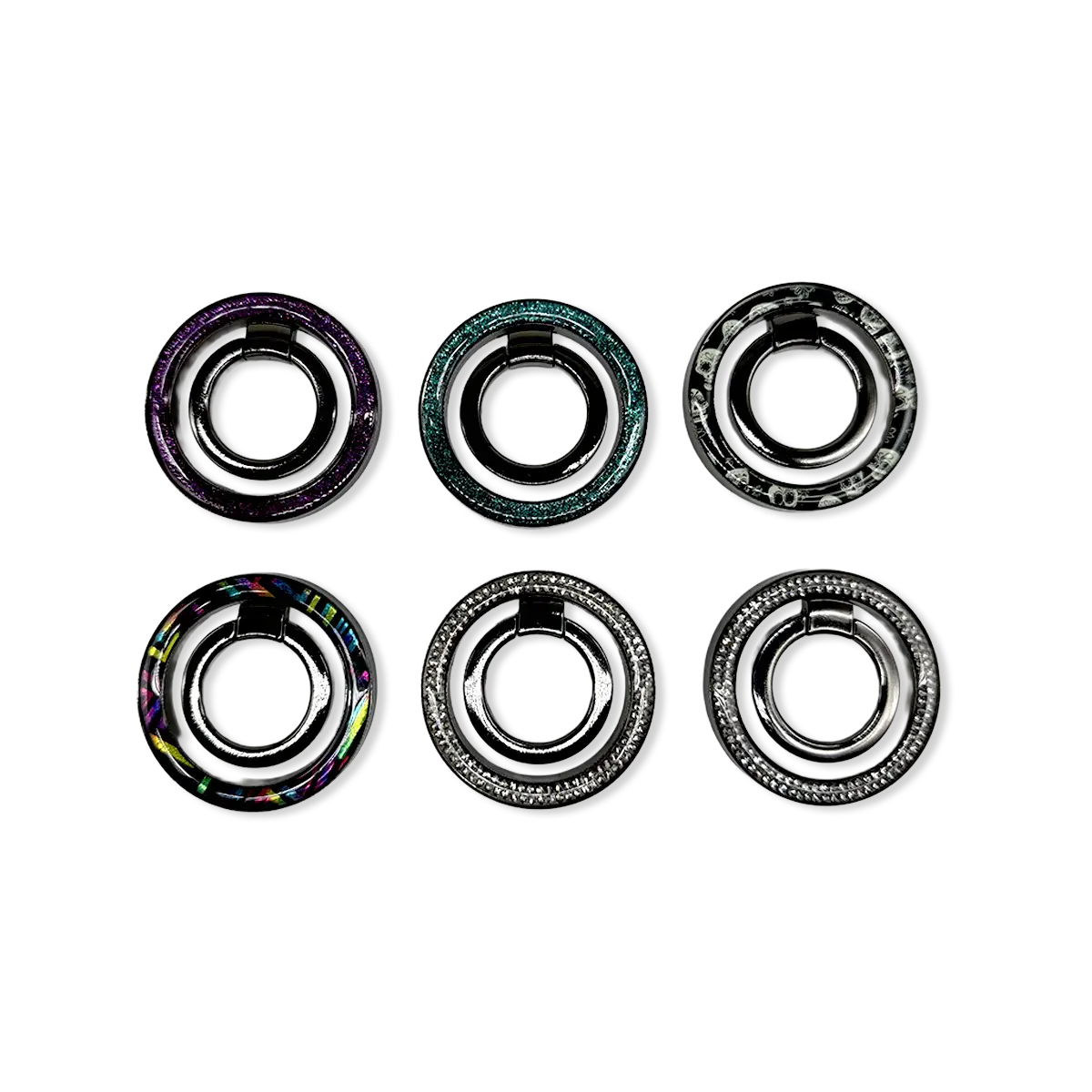 Magnetic Phone Ring - 6 Pieces Per Retail Ready Display 26037 WHOLESALE