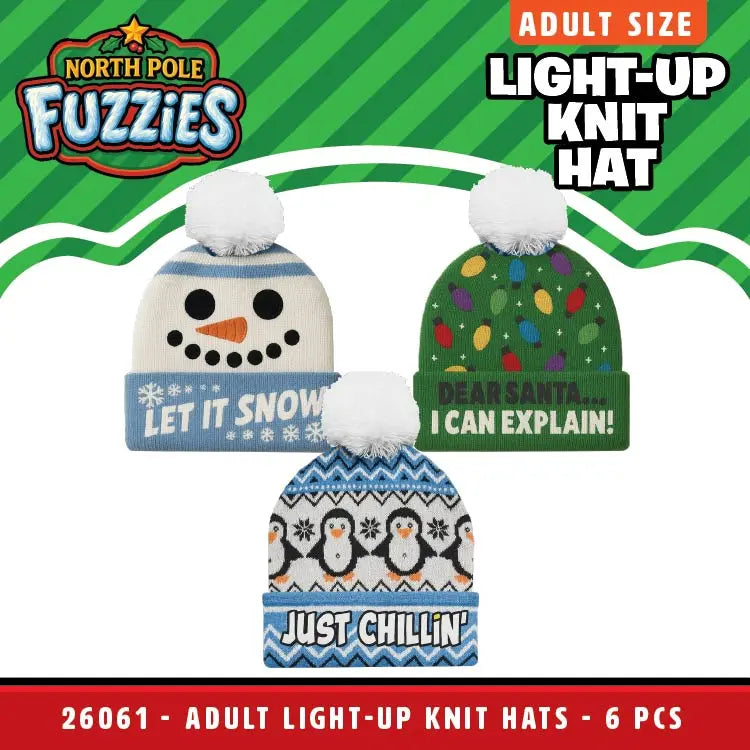 North Pole Fuzzies Yeti Gift Assortment Floor Display - 60 Pieces Per Retail Ready Display 88612 WHOLESALE