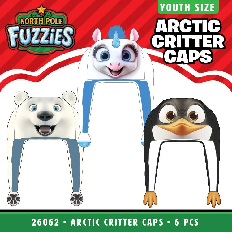 North Pole Fuzzies Yeti Gift Assortment Floor Display - 60 Pieces Per Retail Ready Display 88612 WHOLESALE