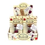 Rose with Message of Love in a Bottle - 12 Pieces Per Retail Ready Display 26083 WHOLESALE