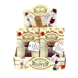 Rose with Message of Love in a Bottle - 12 Pieces Per Retail Ready Display 26083 WHOLESALE