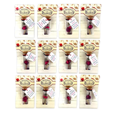 Rose with Message of Love in a Bottle - 12 Pieces Per Retail Ready Display 26083 WHOLESALE
