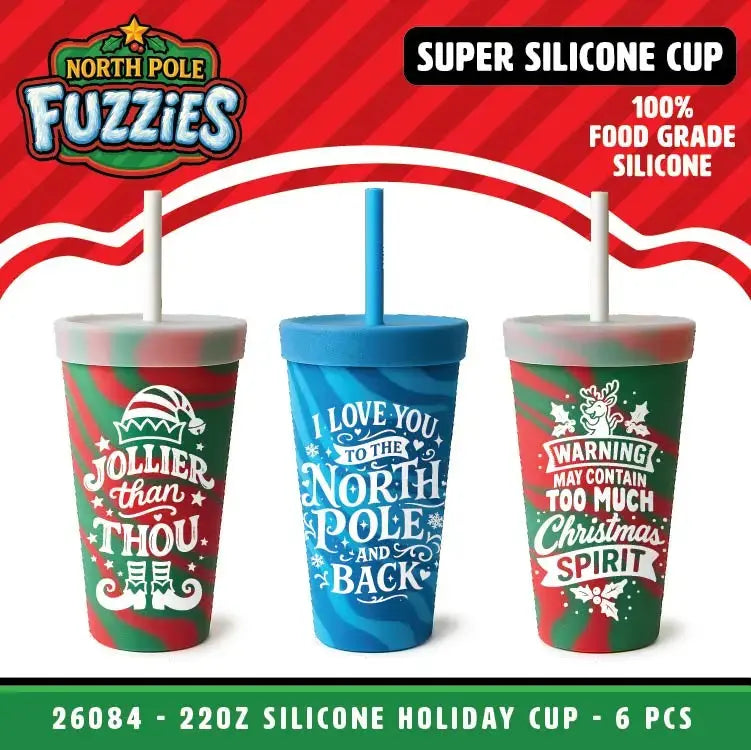 North Pole Fuzzies Yeti Gift Assortment Floor Display - 60 Pieces Per Retail Ready Display 88612 NOVELTY INC